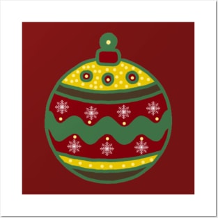 Christmas Tree Ornament Posters and Art